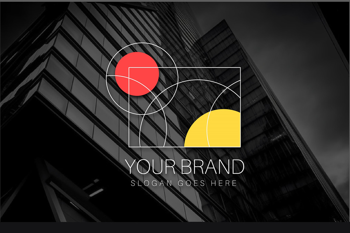 Modern Geometric Logo Set, a Templates & Theme by studiogstock (Photo 2 of 6)