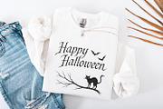Happy Halloween Black Cat PNG, an Illustration by SharpMarketplace (Thumbnail 4 of 9)
