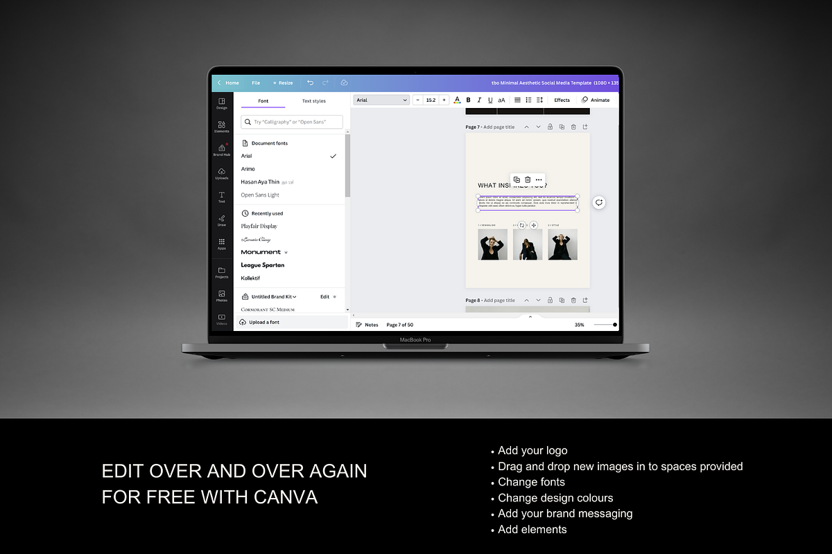 Minimalist Ebook & Workbook Canva, a Marketing Template by thebusinessoutfit (Photo 5 of 13)