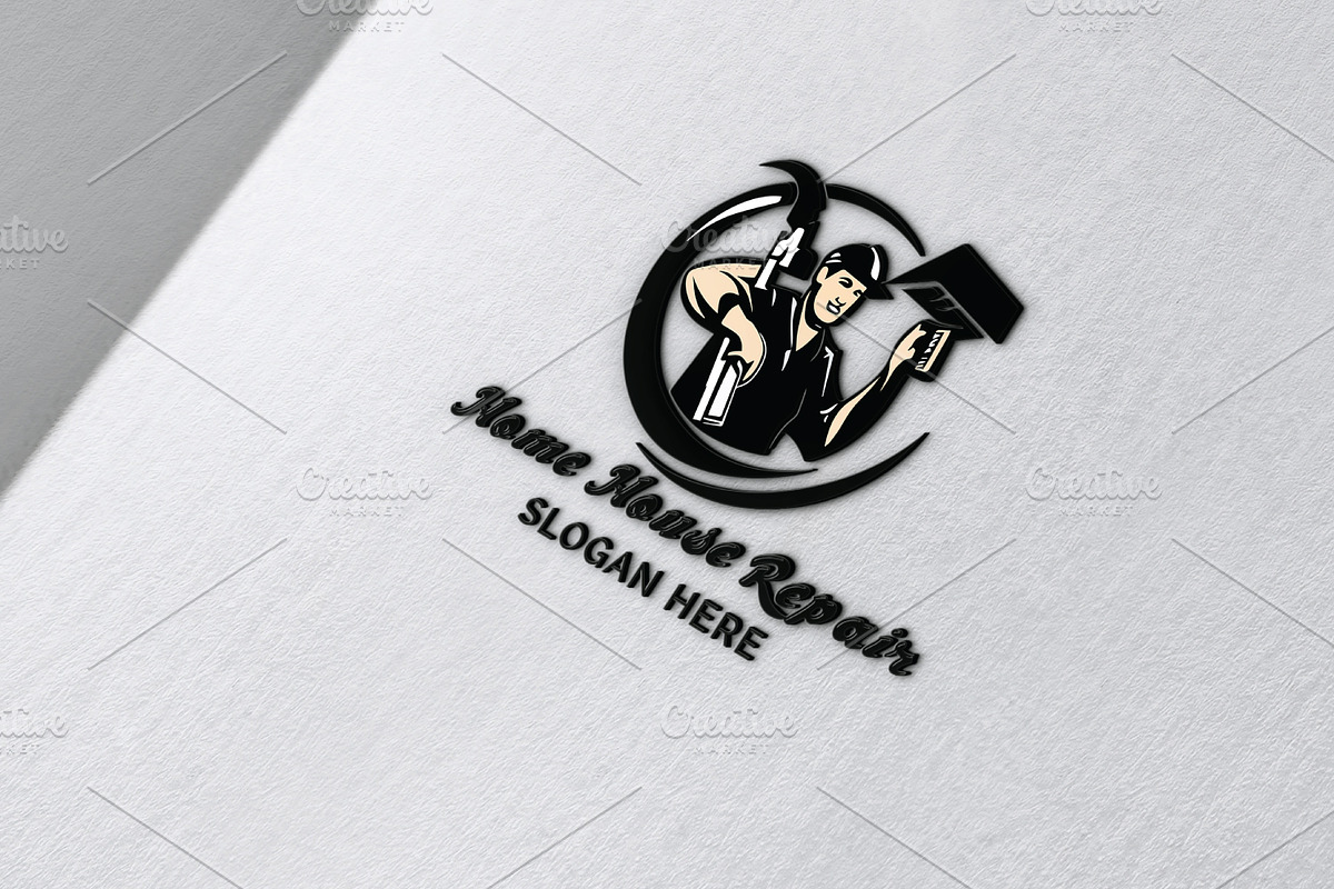 House Repair Build Handyman Logo, a Branding & Logo Template by FusionadCreates (Photo 4 of 4)