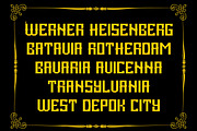 Heisenberg, a Font by Bang Kumis Typefoundry (Thumbnail 3 of 5)