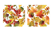 Watercolor autumn leaves, an Illustration by lenlis (Thumbnail 5 of 5)