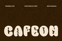 Cafeon - Cafe Display Font
