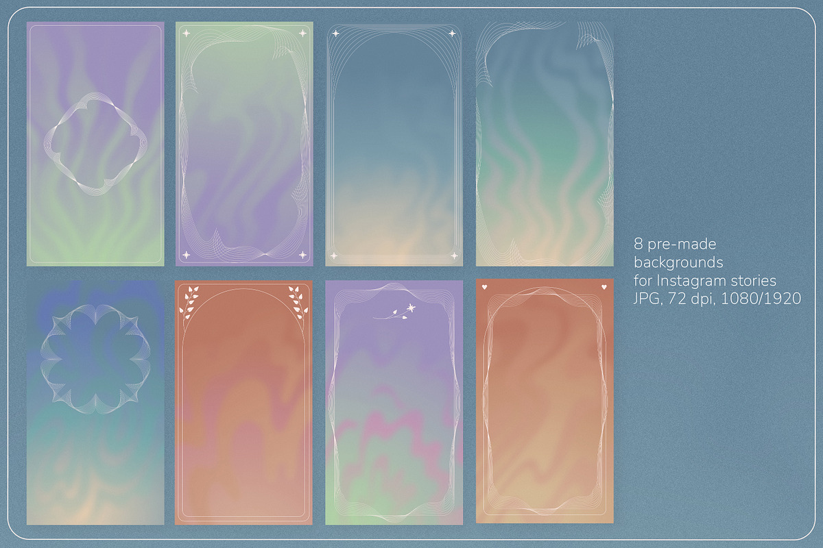Wildflower groove design kit, a Background Graphic by Nadia Murash (Photo 7 of 11)