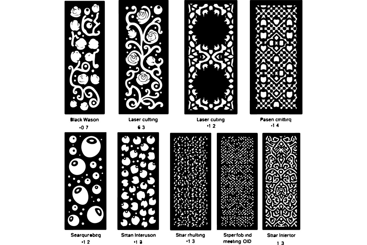 Black Lasercut Panel Bundle, a Graphic by Designer_Momina (Photo 3 of 13)