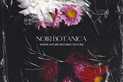 Noir Botanica Scanographs, a Texture Graphic by House of Delfina (Thumbnail 1 of 11)