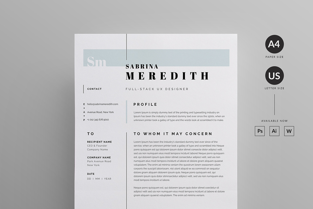 Resume/CV, a Resume Template by Reuix Studio (Photo 3 of 5)