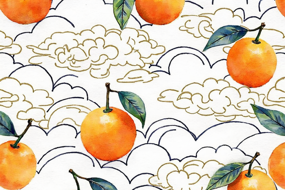 Oranges Seamless Pattern, a Pattern Graphic by PLUM&FIGS (Photo 4 of 5)