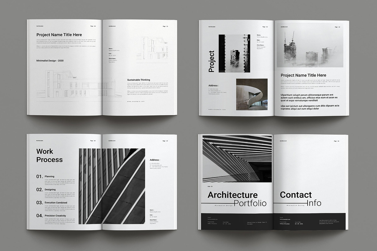 Architecture Brochure Template, a Brochure Template by Seeing-art (Photo 11 of 11)