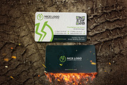 lightning business card, a Business Card Template by Indigo Graphic Shop (Thumbnail 3 of 4)