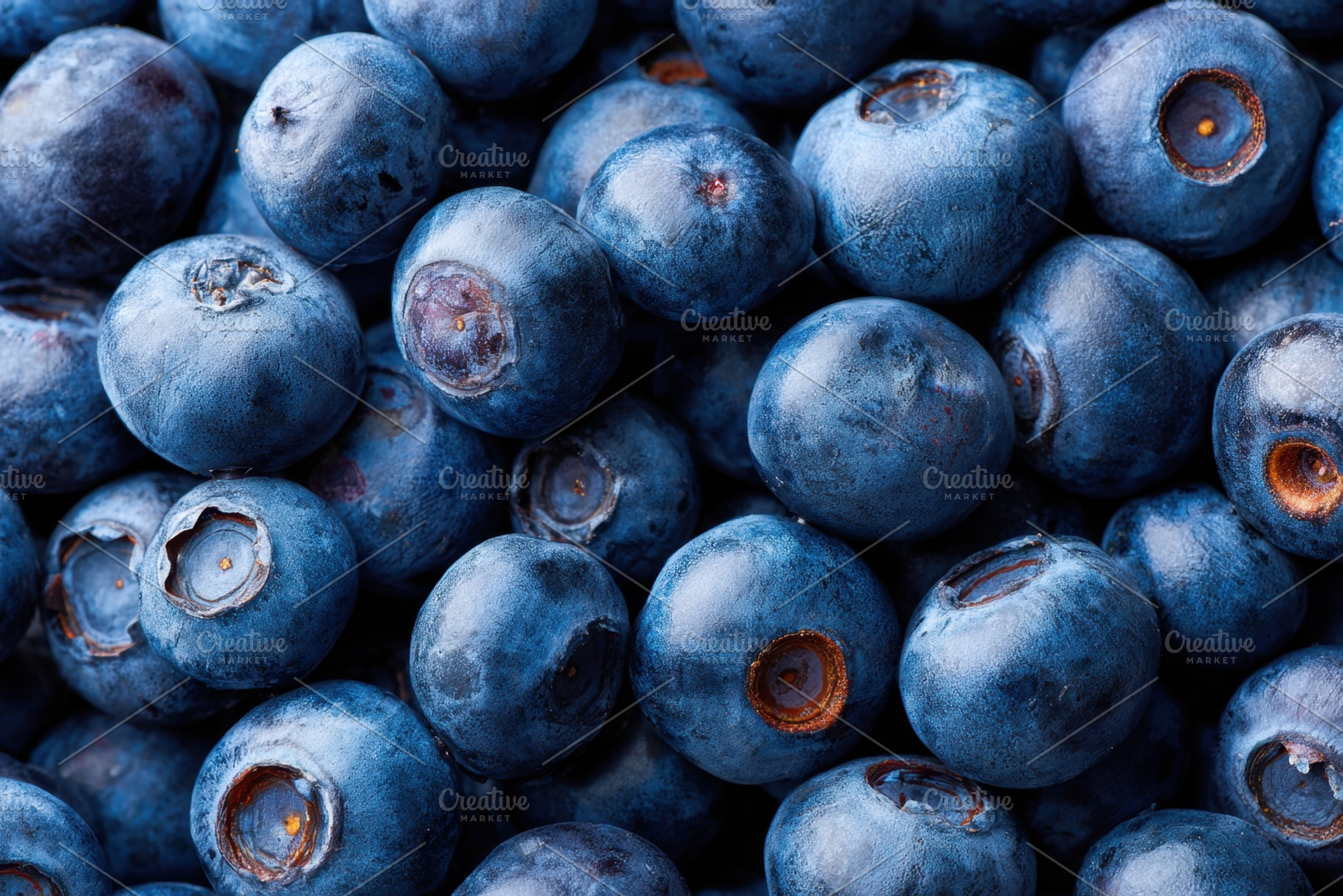 Background of ripe and sweet blueberries, a Food & Drink Photo by AlyaAnd