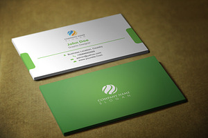 Greenlinear Business Card Template