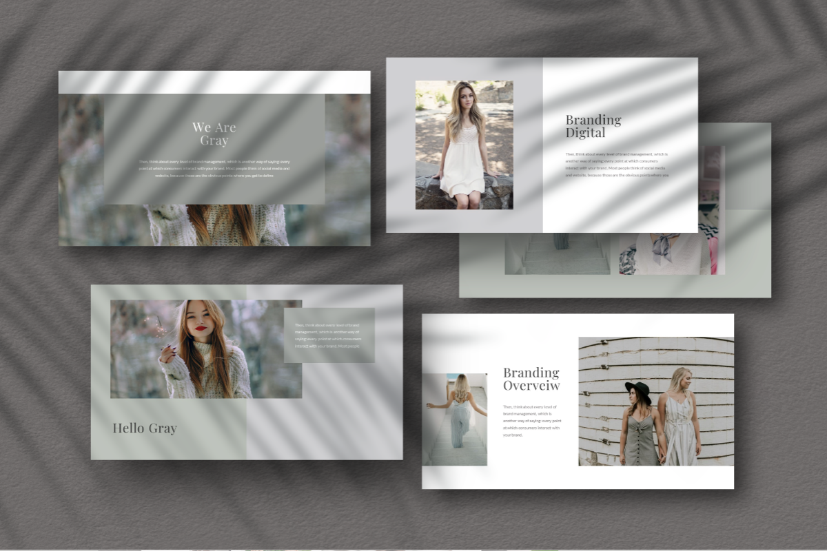 Gray Powerpoint Template, a Presentation Template by Inkofert (Photo 9 of 10)