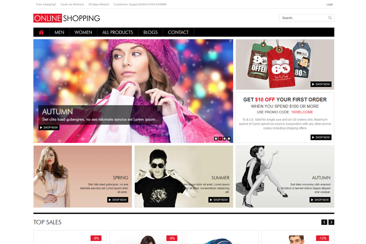 New Shopping, a Websites & App Template by WeebPal Corp (Photo 1 of 5)