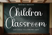 Children Classroom, a Handwritten Font by InermediaSTUDIO (Thumbnail 1 of 8)