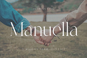 Manuella Modern Serif Typeface, a Serif Font by Dylla_studio (Thumbnail 1 of 9)