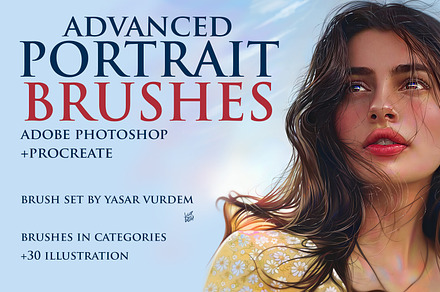 Portrait Brushes, a Brush Add-On by vurdembrushes