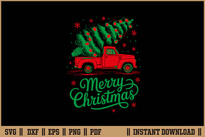 Vintage Wagon Christmas Retro SVG, a Seasonal Illustration by Handy Arts Studio