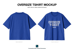 Oversized Boxy T-Shirt Mockup, a Shirt Mockup by Irhasalfahad
