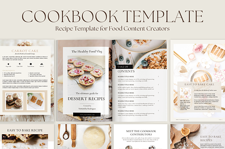 Cookbook Recipe Template