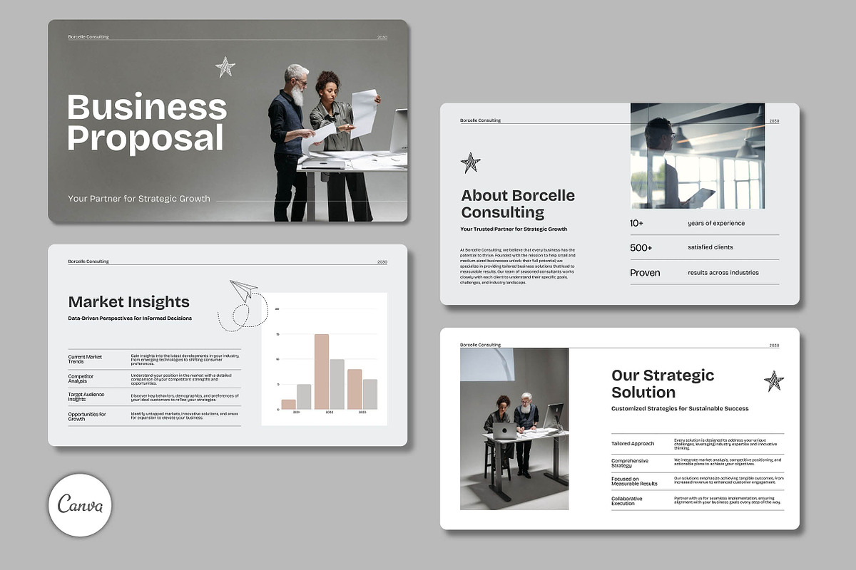 Business Proposal - Canva Template, a Presentation Template by R-studio (Photo 1 of 9)