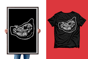 Hard Pig T-shirt Design