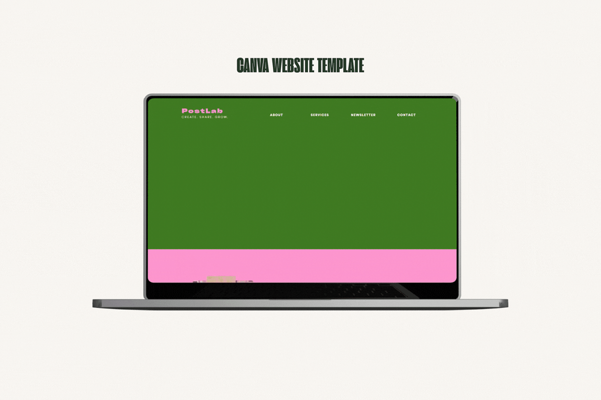 Retro Pop Social Canva Templates preview 7