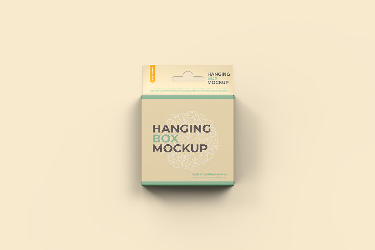 Hanging Box Mockups - 11 views, a Packaging Mockup by Illusiongraphic (Photo 10 of 24)