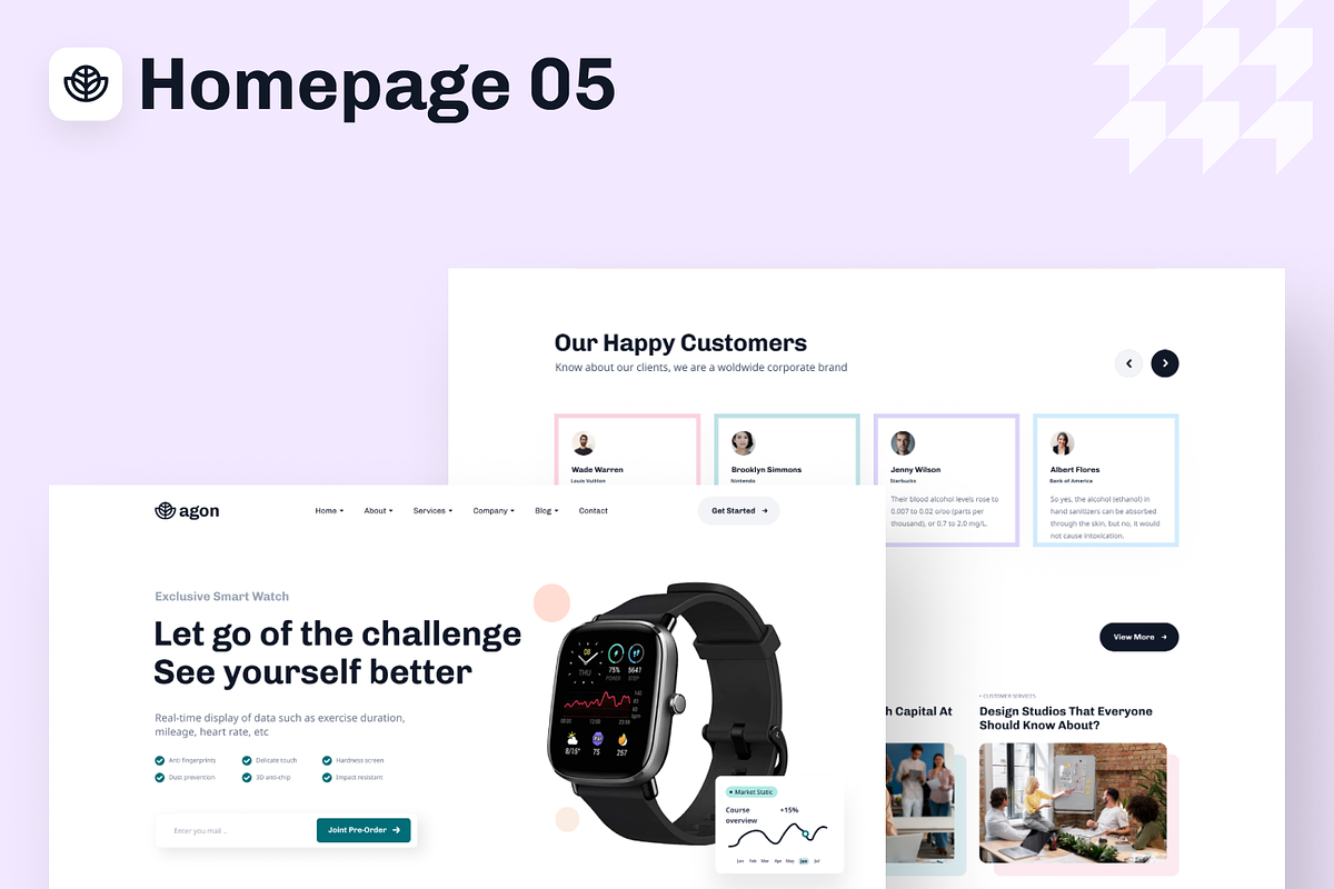 Agon - Multipurpose Agency Template, a HTML Template by AliThemes (Photo 5 of 8)