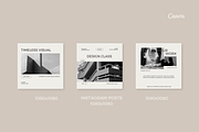 Black Minimalist Canva Template, a Social Media Template by Moodwave Studio (Thumbnail 5 of 9)