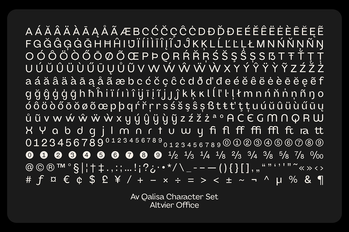 Qalisa - Modern sans, a Sans Serif Font by Uncarving (Photo 19 of 20)