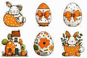 Whimsical Easter Clipart Bundle, an Illustration by Libby Wishes (Thumbnail 7 of 7)