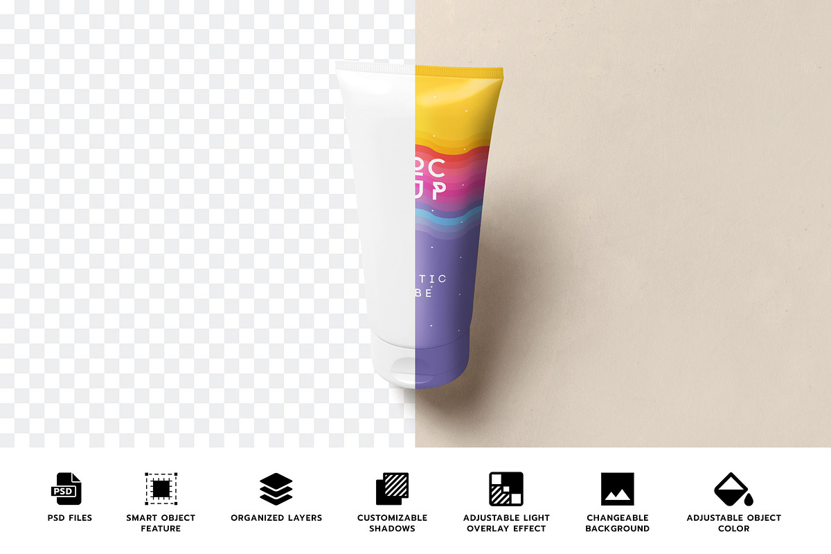 Tube Mockup, a Product Mockup by PixelVoyager (Photo 2 of 5)