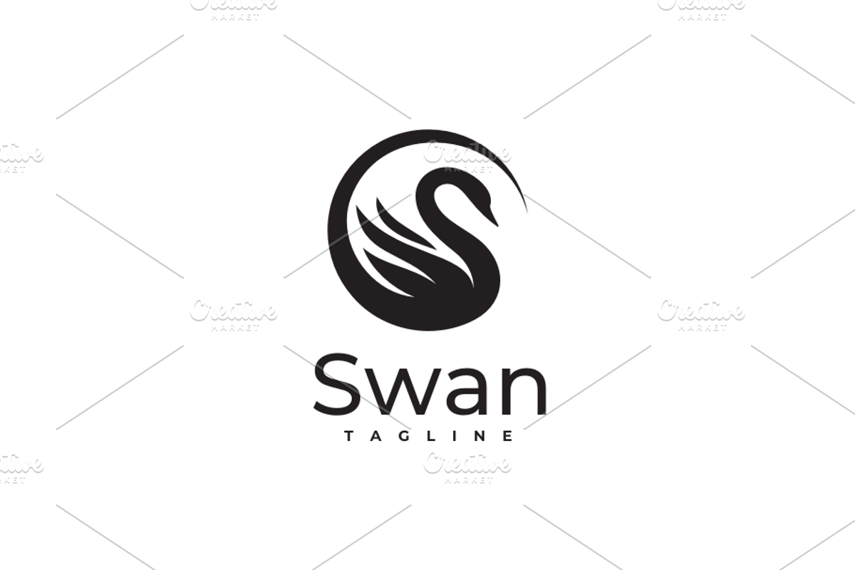Swan Logo Template, a Branding & Logo Template by johnkent (Photo 3 of 3)