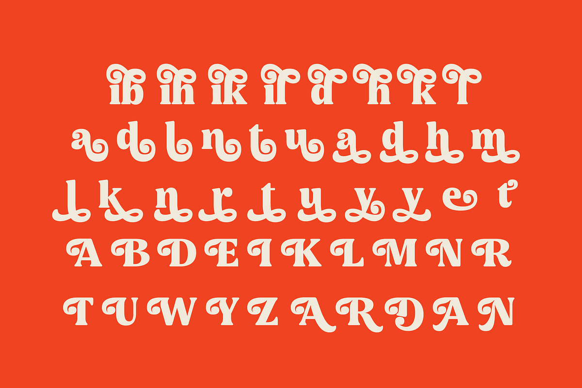 Noira Bilamo Retro Groovy Serif, a Serif Font by timelesstype.co (Photo 14 of 15)