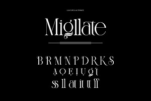 Migllate Elegant Ligature Serif