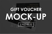 Gift Voucher Muck-Ups, a Print Template by resumetemplathttps://d3es (Thumbnail 1 of 8)