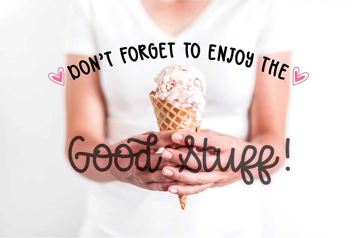 Blush Berry Font Duo - Hand Lettered preview 2