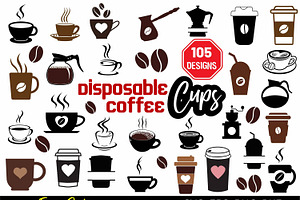 Coffee Tea Cup Mug Tumbler SVG, an Illustration by FancyDesignStudio