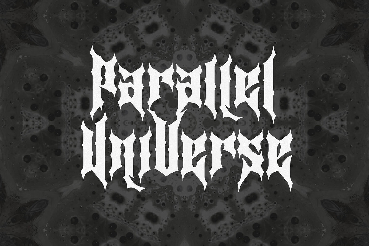 Raven Faith - a Satanic Display Font, a Blackletter Font by creativemedialab (Photo 5 of 9)