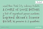 Pocket Px cute font, a Script Font by Letradora (Thumbnail 2 of 4)