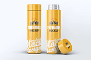 Steel Thermos Bottle Mock-Up, a Product Mockup by DesignRushMarket (Thumbnail 3 of 7)