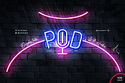 Neon Podcast YouTube Templates, a Social Media Template by Andrew Skoch Design (Thumbnail 5 of 8)