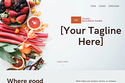 One Page Canva Website Template, a Landing Page Template by Oakley Studios Design (Thumbnail 2 of 3)