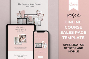 Course Sales Landing Page Template