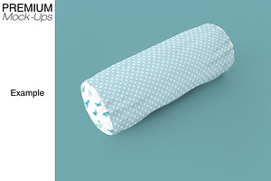 Bolster Pillow Mockup Pack