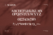 Maron Elegant Serif Font, a Serif Font by Perfectype (Thumbnail 10 of 10)