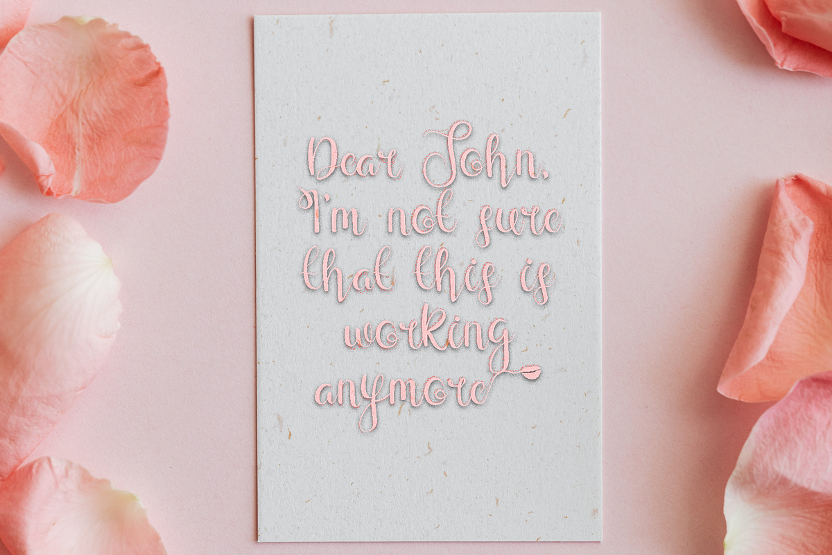 Just Kidding Script Font, a Script Font by Rachel McBride Creative (Photo 2 of 8)