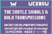 Reality Font, a Font by weknow (Thumbnail 3 of 8)