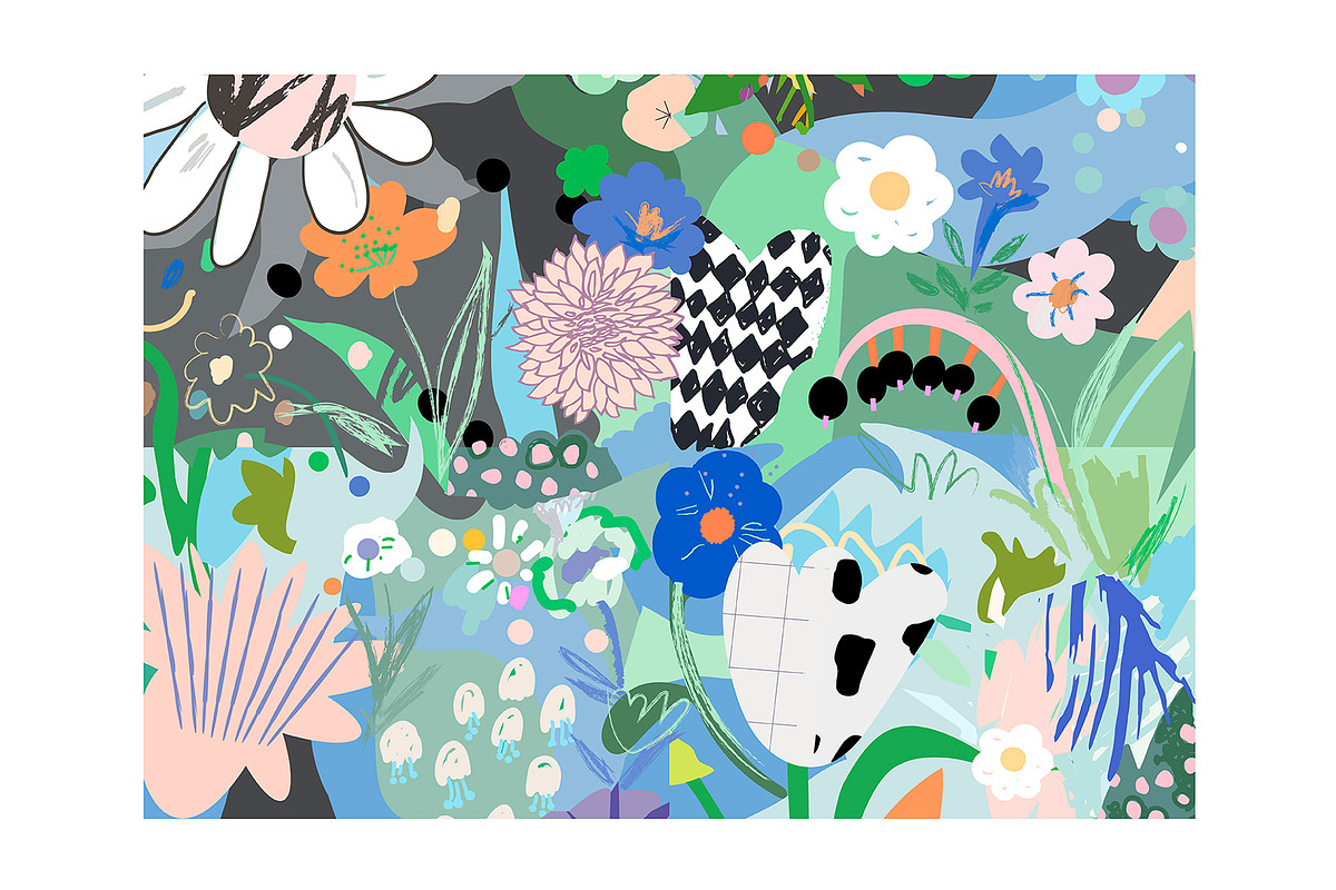 Floral euphoria graphic set, a Decorative Illustration by Lera Efremova (Photo 4 of 12)